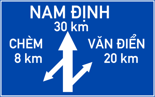 Biển I.414b Chỉ hướng đường