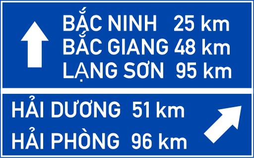 Biển I.414c Chỉ hướng đường