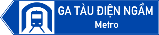 Biển I.444k Ga tàu điện ngầm