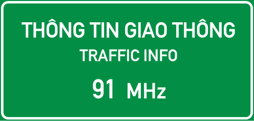 Biển IE.462 Tần số trên sóng radio